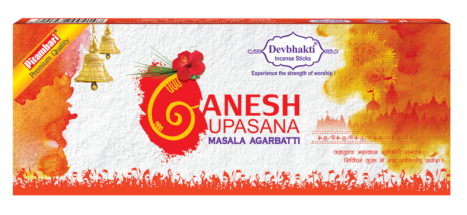 Pitambari Devbhakti Ganesh Upasana Masala Agarbatti- 80Gms